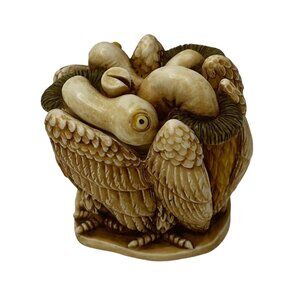 Harmony‎ Kingdom Let's Do Lunch Vultures trinket box figurine retired no box 2"